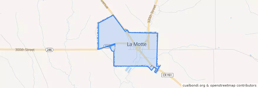 Mapa de ubicacion de La Motte.