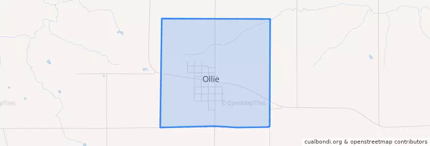 Mapa de ubicacion de Ollie.