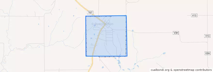 Mapa de ubicacion de Kirkville.