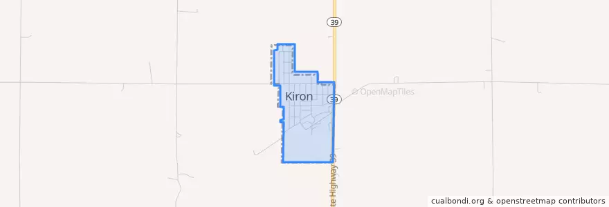 Mapa de ubicacion de Kiron.