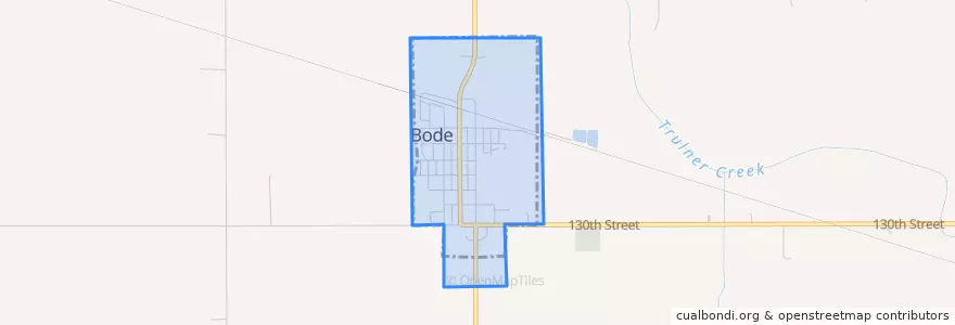 Mapa de ubicacion de Bode.