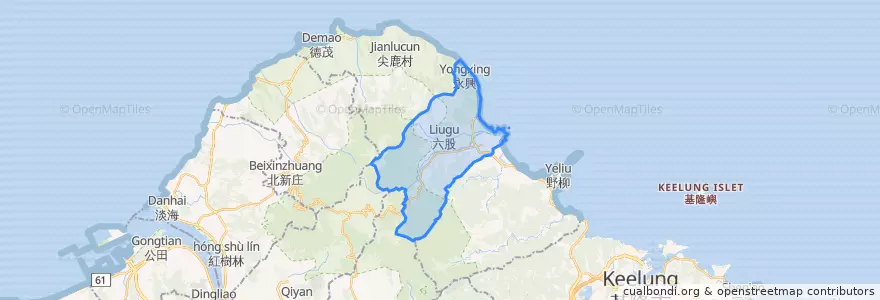 Mapa de ubicacion de Jinshan District.
