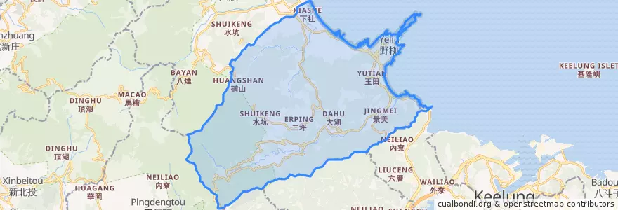 Mapa de ubicacion de Wanli.