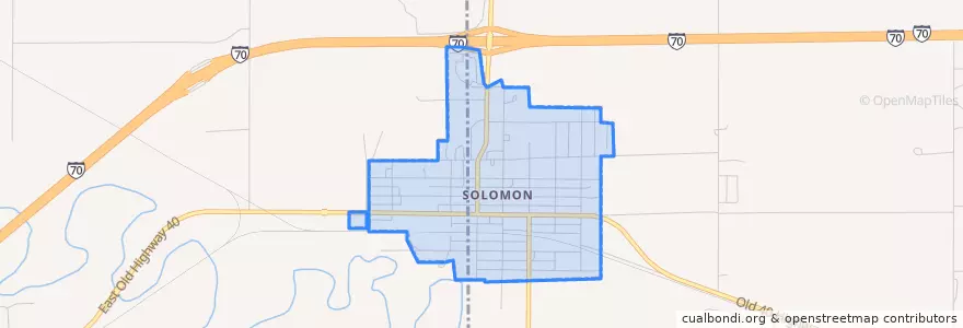 Mapa de ubicacion de Solomon.