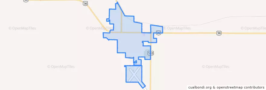 Mapa de ubicacion de Phillipsburg.