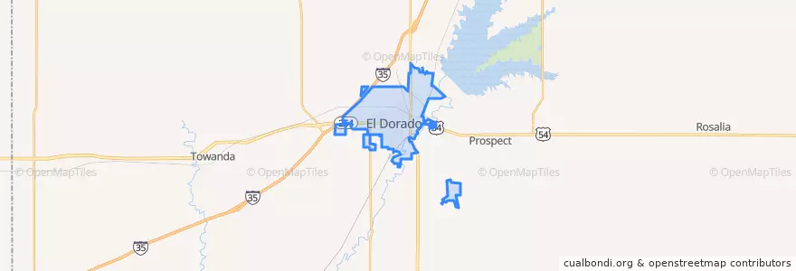 Mapa de ubicacion de El Dorado.