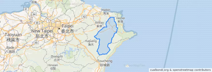 Mapa de ubicacion de Shuangxi District.