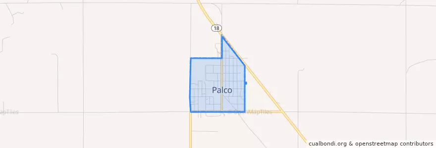 Mapa de ubicacion de Palco.