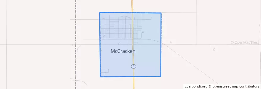 Mapa de ubicacion de McCracken.