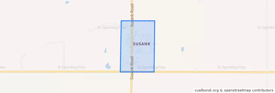 Mapa de ubicacion de Susank.