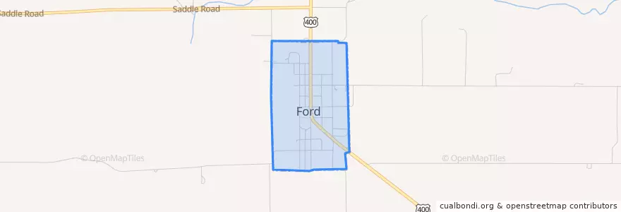 Mapa de ubicacion de Ford.