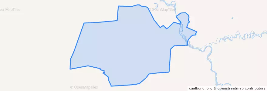 Mapa de ubicacion de Chainsky District.