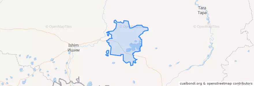 Mapa de ubicacion de クルチンカ地区.