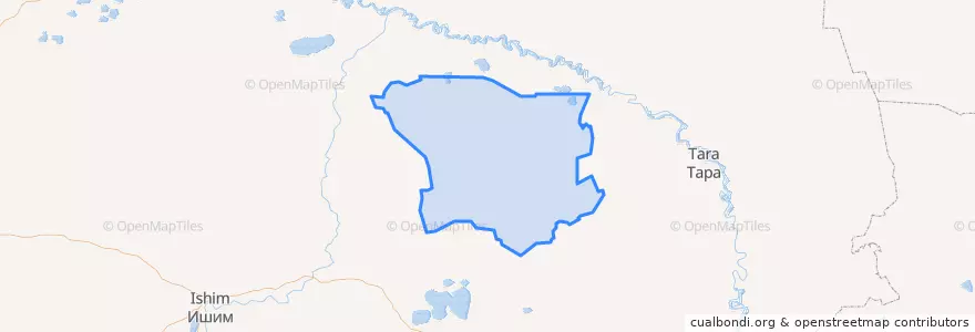 Mapa de ubicacion de Большеуковский район.