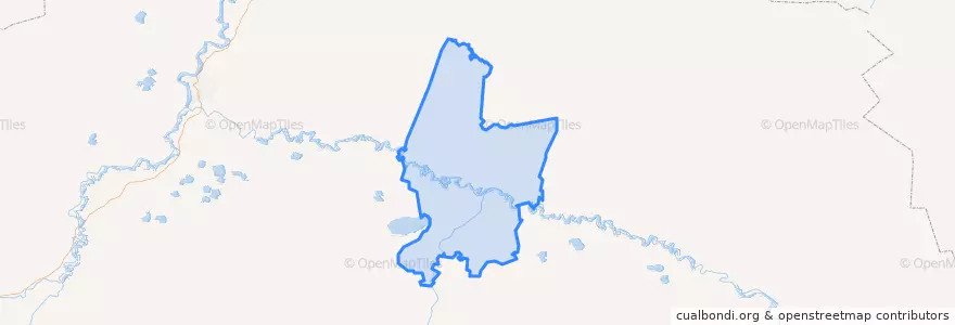 Mapa de ubicacion de Усть-Ишимский район.