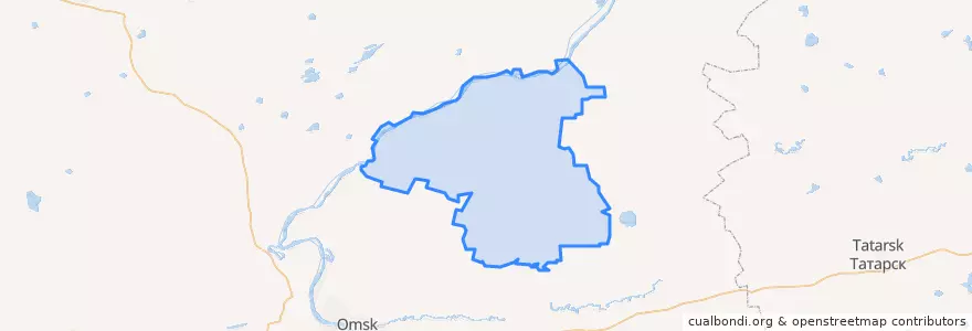 Mapa de ubicacion de Горьковский район.