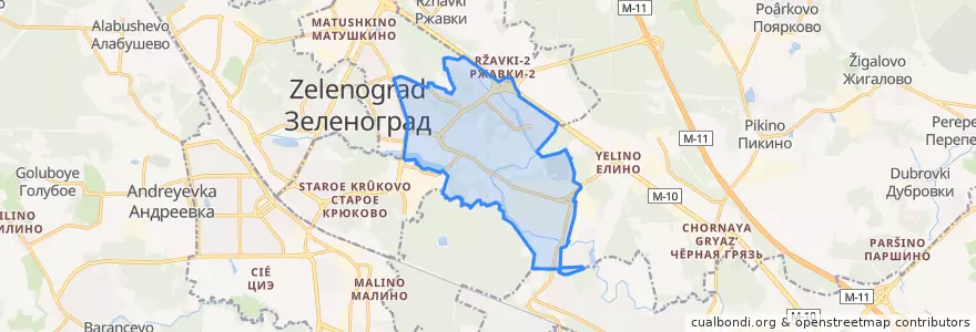 Mapa de ubicacion de район Савёлки.