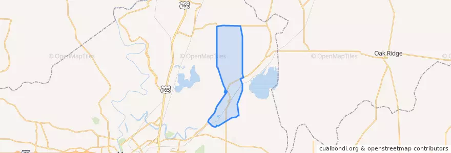 Mapa de ubicacion de Swartz.