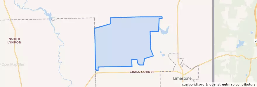 Mapa de ubicacion de Loring Commerce Center.
