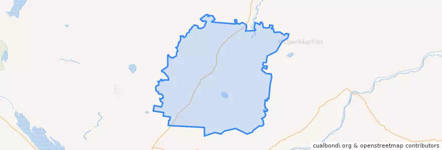 Mapa de ubicacion de Сямженский район.