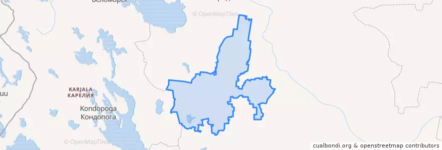 Mapa de ubicacion de Плесецкий район.
