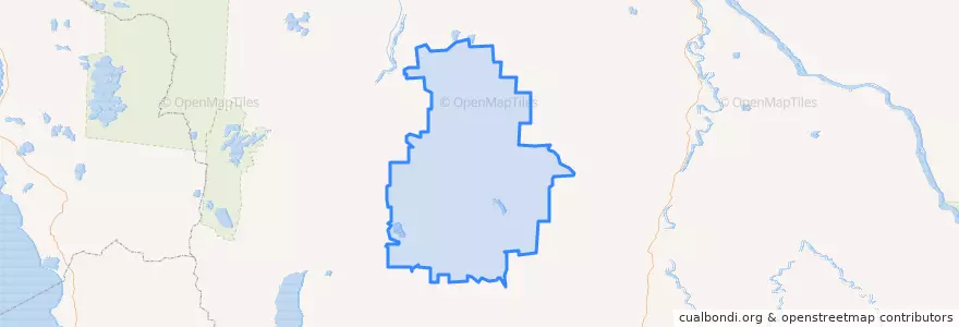 Mapa de ubicacion de Няндомский район.