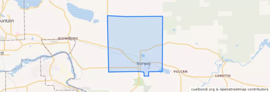 Mapa de ubicacion de Norway.