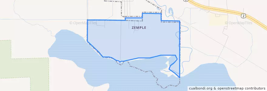 Mapa de ubicacion de Zemple.