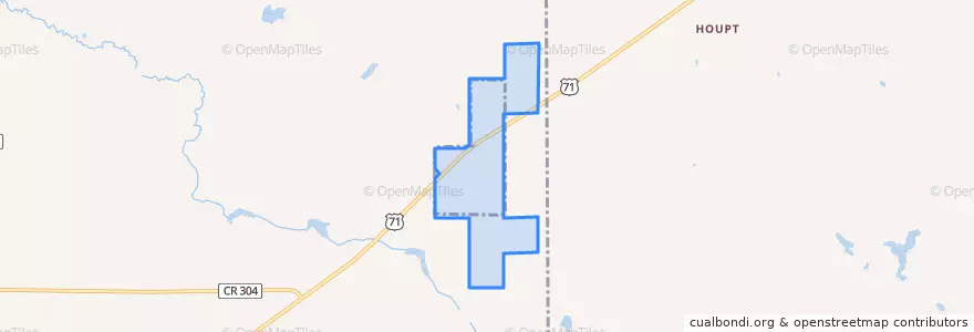 Mapa de ubicacion de Funkley.
