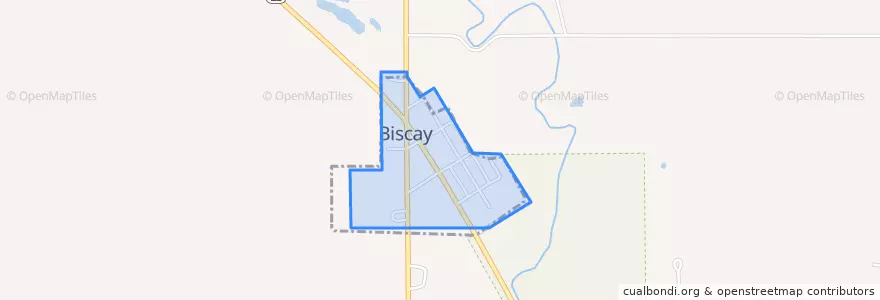 Mapa de ubicacion de Biscay.