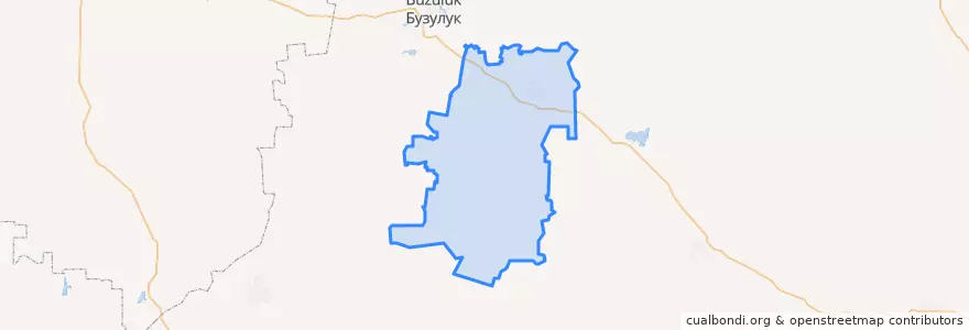 Mapa de ubicacion de Totsky District.