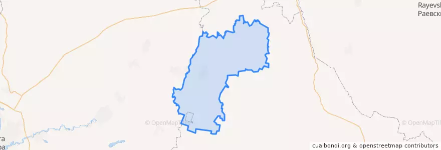 Mapa de ubicacion de Бугурусланский район.