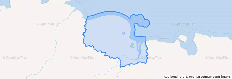 Mapa de ubicacion de Нижнеколымский улус.
