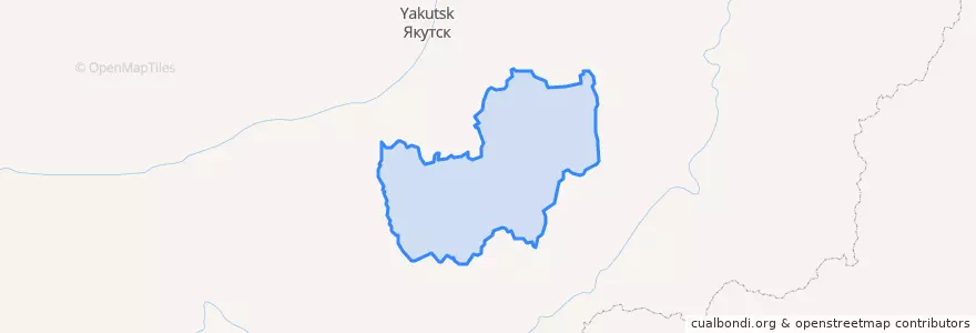 Mapa de ubicacion de Амгинский улус.