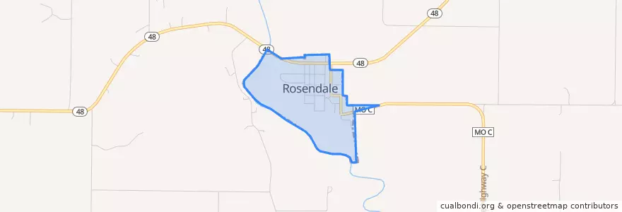Mapa de ubicacion de Rosendale.
