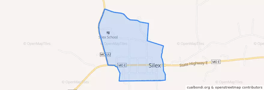 Mapa de ubicacion de Silex.