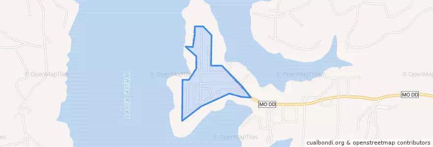 Mapa de ubicacion de Coney Island.