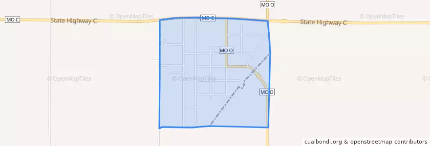 Mapa de ubicacion de Westboro.
