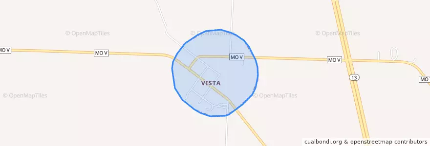 Mapa de ubicacion de Vista.