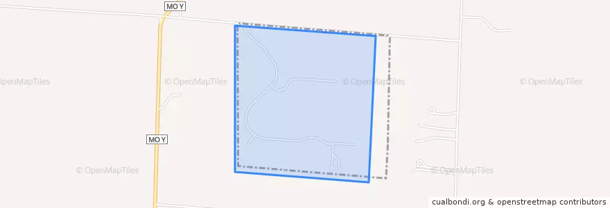 Mapa de ubicacion de Riverview Estates.