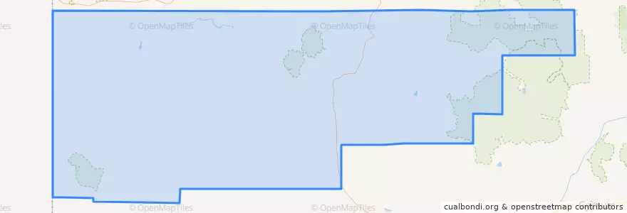 Mapa de ubicacion de Rio Blanco County.