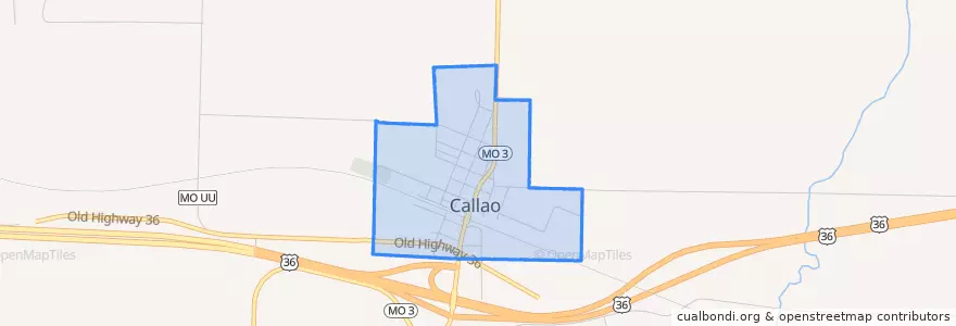 Mapa de ubicacion de Callao.