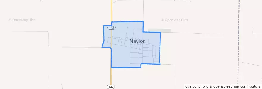 Mapa de ubicacion de Naylor.