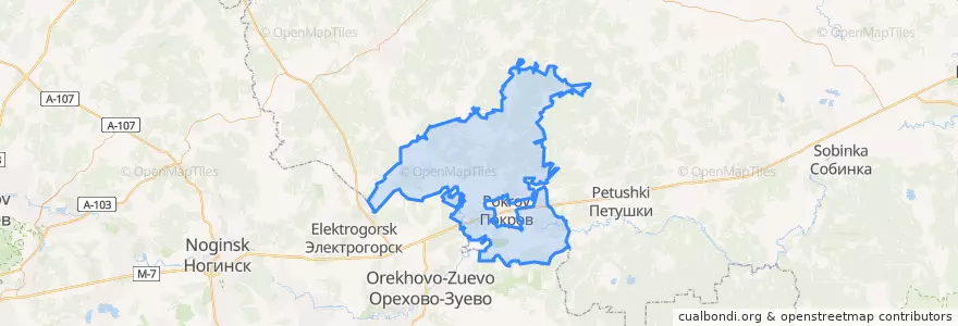 Mapa de ubicacion de Нагорное сельское поселение.