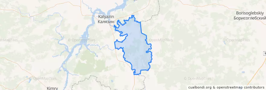 Mapa de ubicacion de Старобисловское сельское поселение.