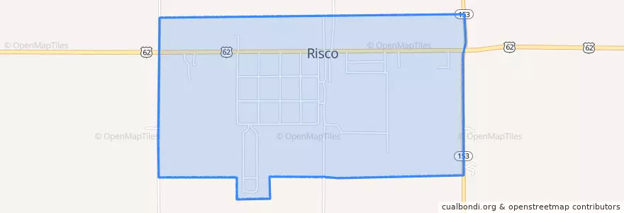 Mapa de ubicacion de Risco.