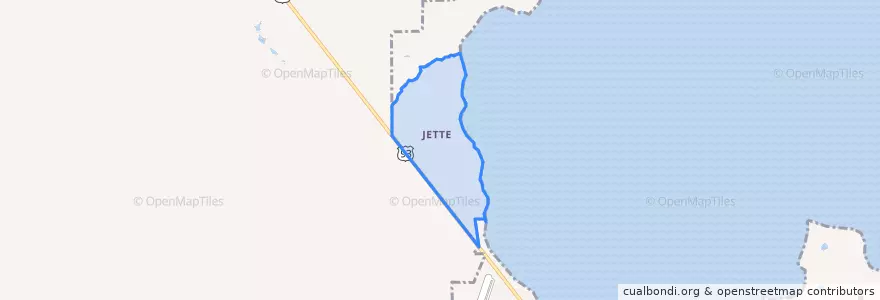 Mapa de ubicacion de Jette.