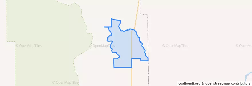 Mapa de ubicacion de Lonepine.