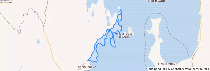 Mapa de ubicacion de Kings Point.