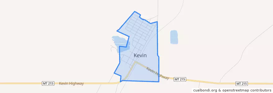 Mapa de ubicacion de Kevin.